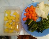 Foto langkah ke 1 dari resep Sayur Sop Ayam Rame.