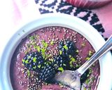 Une image de l'étape 8 de Panna cotta aux mûres et graines de chia.
