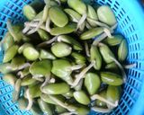 รูปขั้นตอนการทำที่ 1 ของ ผัดเผ็ดไก่ใส่ลูกเหรียง