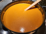 Creamy Thai Carrot Soup w/ Basil