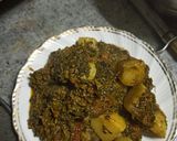 A picture of step 24 of Methi Malai Aloo.