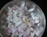 A picture of step 2 of Makki di Roti te Sarso da saag.
