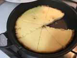 Tarta de queso con sartén