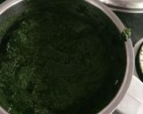 A picture of step 1 of Paalak Paneer.