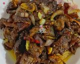 Gambar langkah 5 resipi Daging Goreng Ketumbar.
