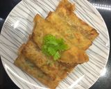 Foto langkah ke 10 dari resep Martabak telur daging daun wansui (daun ketumbar).