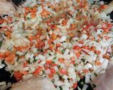 Foto del paso 2 de la receta: Ravioles con pollo al disco