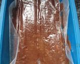 Foto del paso 3 de la receta: Turrón de chocolate con nuez y dulce de leche 🎄