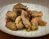 Foto del paso 7 de la receta: Lagarto con champiñones y jamón