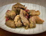 Foto del paso 7 de la receta: Lagarto con champiñones y jamón