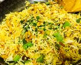 A picture of step 3 of Carrots walnuts fried rice.