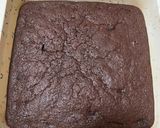 A picture of step 6 of Beetroot brownies.