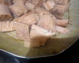A picture of step 2 of Lotus root vegetable.