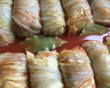 A picture of step 13 of Easy Comfy Stewed Napa Cabbage Rolls (Stuffed Cabbage) with Oats.