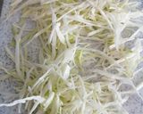 Foto del paso 2 de la receta: Ensalada de col y manzana con vinagreta de queso azul