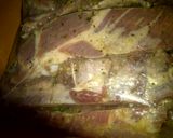 A picture of step 3 of Greek ribs.