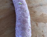 Une image de l'étape 2 de Saucisson brioché à la pistache.