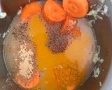 Foto del paso 2 de la receta: Crema de calabaza y zanahoria con Thermomix 🎃🥕