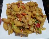 Foto langkah ke 4 dari resep Seblak macaroni praktis.