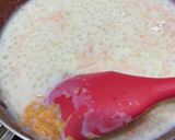 A picture of step 5 of Tapioca carrot kheer.