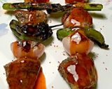 Foto del paso 11 de la receta Brochetas de solomillo de cordero, en salsa thai