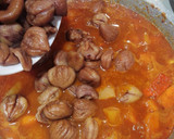 Foto del paso 6 de la receta: Guiso oriental de calabaza, castañas y orejones (vegano)