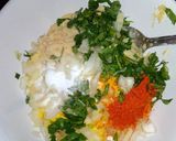 A picture of step 2 of Moong dal pakora.