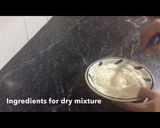 A picture of step 2 of Zinger burger recipe restaurant style.