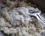 A picture of step 3 of Curd rice.