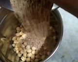 A picture of step 1 of Instant Sattu Hummus--Indian Style.