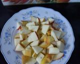 A picture of step 1 of Apple Pudding ❤.