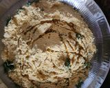 A picture of step 2 of Makke ka dhokla.