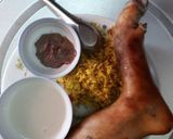 Hình bước làm 1 của món Chân giò lợn (heo) nấu giả cầy