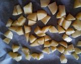 A picture of step 2 of Hot dog, potato and onion roast.