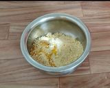 A picture of step 1 of Namkeen Gatte Snacks.