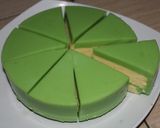 Foto langkah ke 4 dari resep Pandan Layer Cake.
