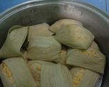 Foto langkah ke 4 dari resep Lemet jagung manis.