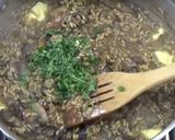 A picture of step 6 of Wild mushroom risotto.