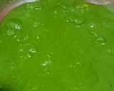 A picture of step 4 of Palak Mushrooms.