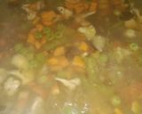 A picture of step 4 of Veggie daliya upma.