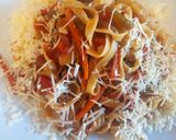 Foto del paso 6 de la receta: Fideos (tagliatelli) con verduras al woock