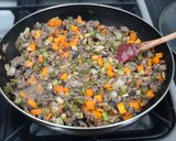 A picture of step 3 of Healthy Mince Wraps.