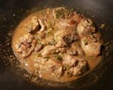 Foto del paso 16 de la receta Wok de arroz cremoso con pollo,en salsa de pate y pimientos