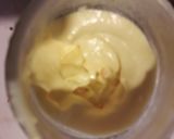 A picture of step 1 of Creamy mango fruit chat.