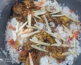 A picture of step 6 of Chicken Biryani.