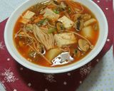 Hình bước làm 9 của món Canh vẹm cay 홍합매운탕