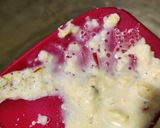 A picture of step 2 of Kesariya Shahi tukda.