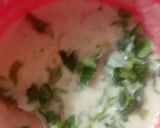 A picture of step 3 of Cucumber raita.