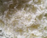 A picture of step 2 of Instant Coconut Burfi (No Cook).