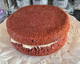 A picture of step 9 of Red Velvet Cake with Cream Cheese Frosting:.